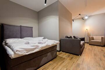 Фото номера Стандартный четырехместный номер Апарт-отели ApartHotel | SORAU г. Жары 11